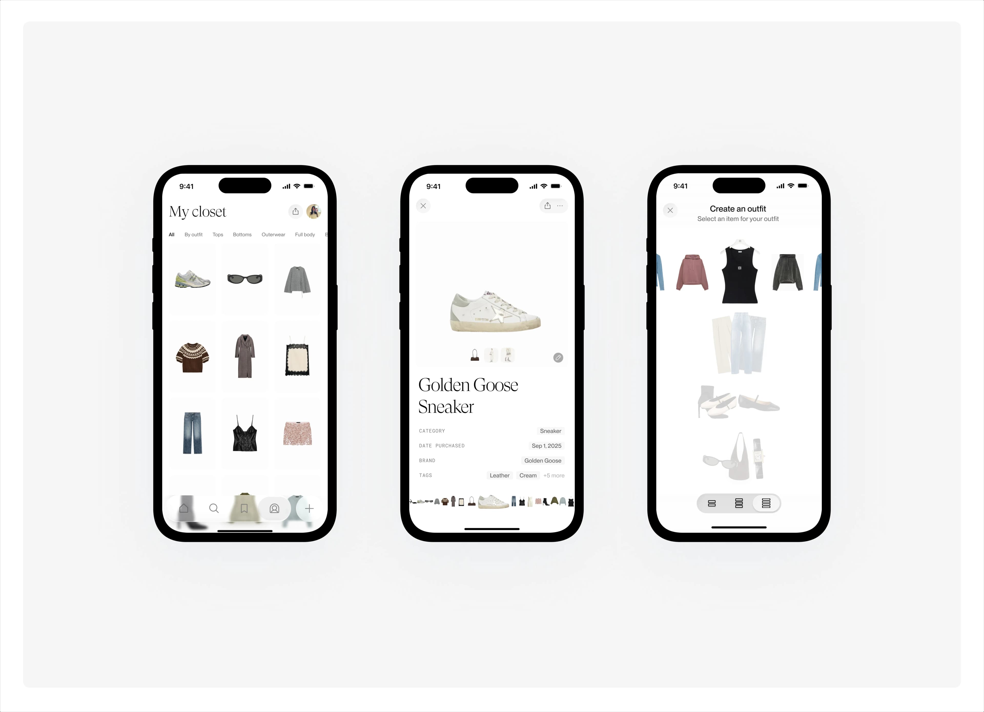 Digital Closet & Outfit Planning, Phia